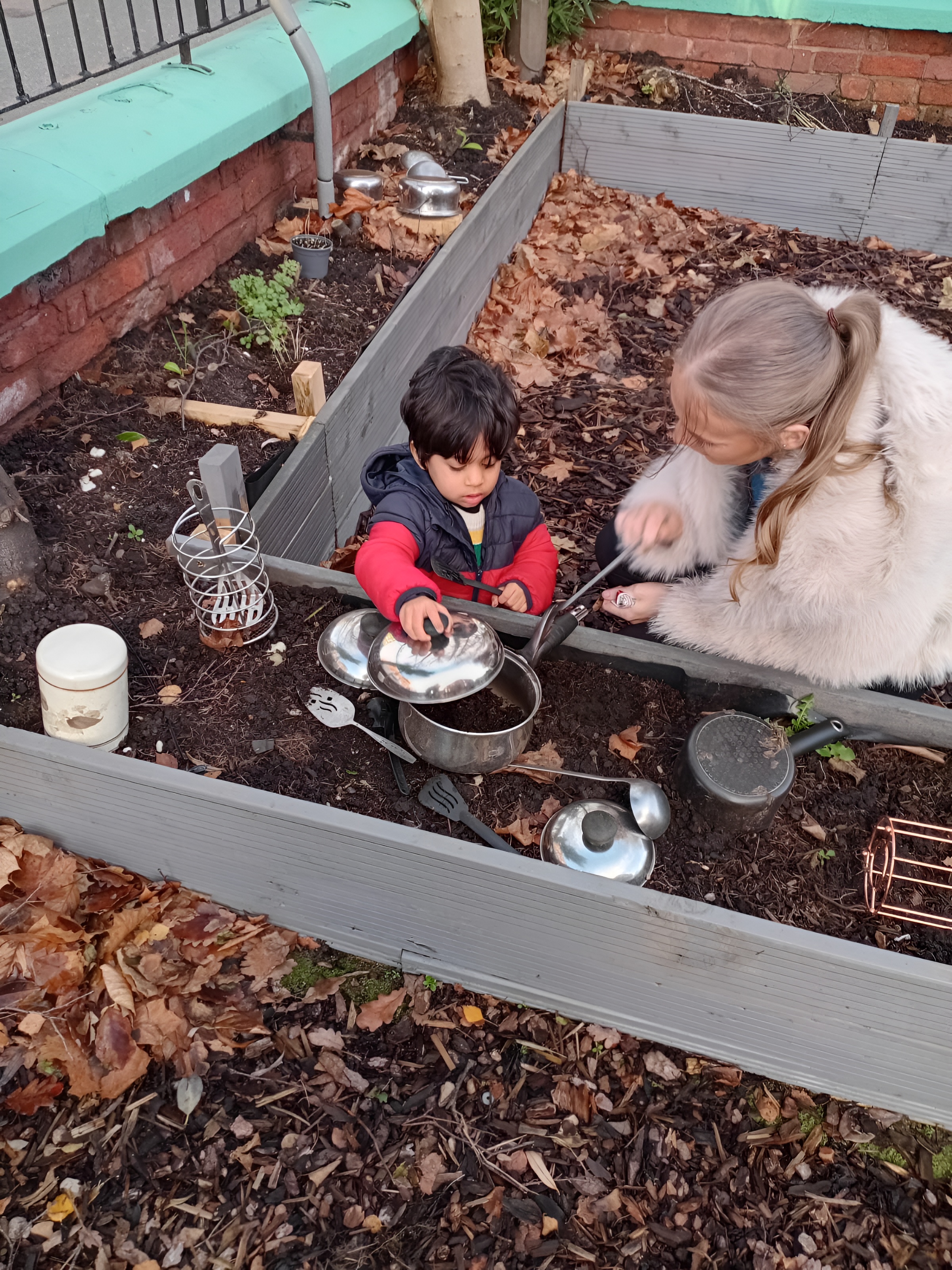 Teacher reading to child
